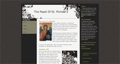 Desktop Screenshot of feastofstmichael.com