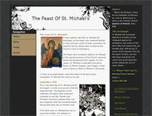 Tablet Screenshot of feastofstmichael.com